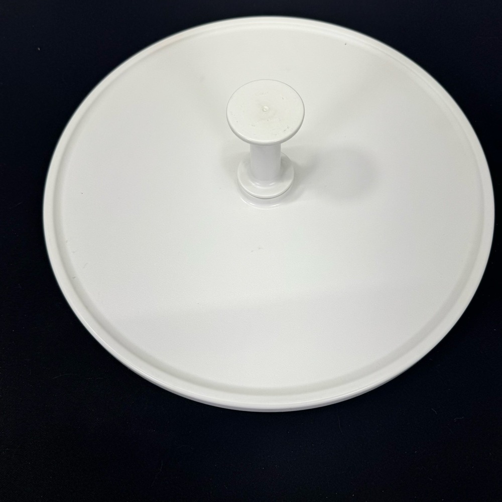 Vintage Tupperware Lazy‎ Susan Spice Carousel #1795-5 White Tabletop Turntable